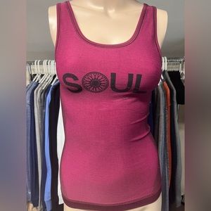 NWT Soulcycle Training Tank Night Maroon